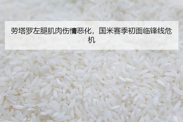 劳塔罗左腿肌肉伤情恶化，国米赛季初面临锋线危机